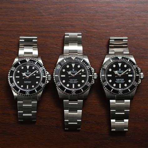 rolex submariner differences